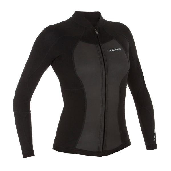 Women s Wetsuit Top Neoprene 1.5mm - 500 Supply