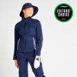 Women’s Golf Rain Jacket Waterproof - RW500 Navy Blue on Sale