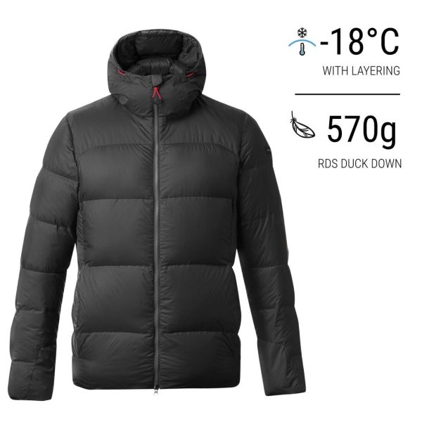 Men’s Mountain Trekking Down Jacket 18°C - MT900 Supply