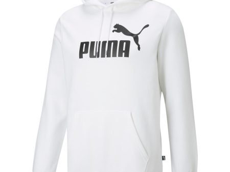 Puma Essentials Big Logo Men s Hoodie - White For Cheap