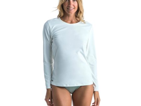 Women’s Surfing T-Shirt Long-Sleeved UV-Resistant - Malou Greige (Undyed) Online Hot Sale