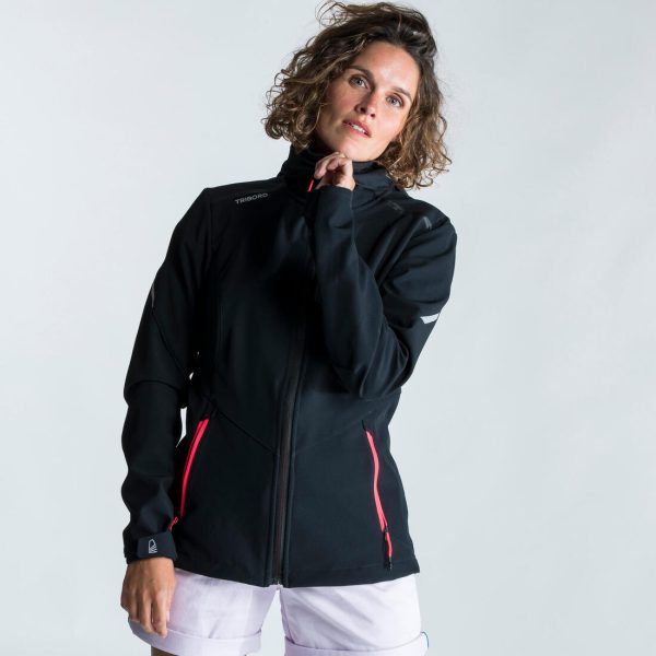 Women s Yacht Racing Softshell Jacket - Black Discount