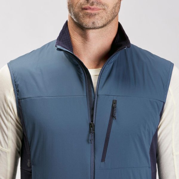 Men’s Trekking Windbreaker Gilet - MT500 Wind Online now