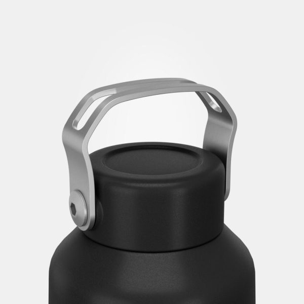 Hiking Stainless Steel Water Bottle with Screw Top 1L - MH100 For Sale