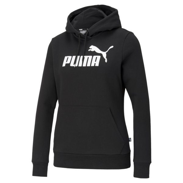 Puma Ess Logo Women s Hoodie  - Black For Cheap