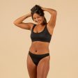 Women s Crop Top w  Removable Cups - Aurely Black For Cheap