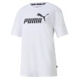 Puma Women s Essentials Logo Boyfriend T-shirt - White Sale