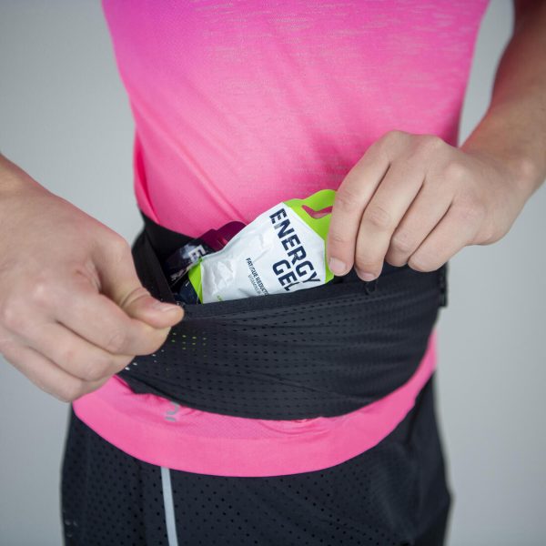 Hydration Flask-carrying Running Belt - Black Hot on Sale