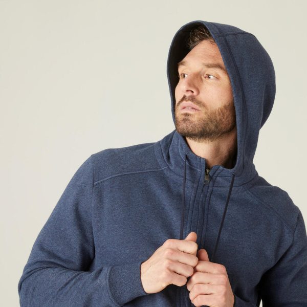 Domyos 900 Men s Hooded Gym & Pilates Jacket Discount