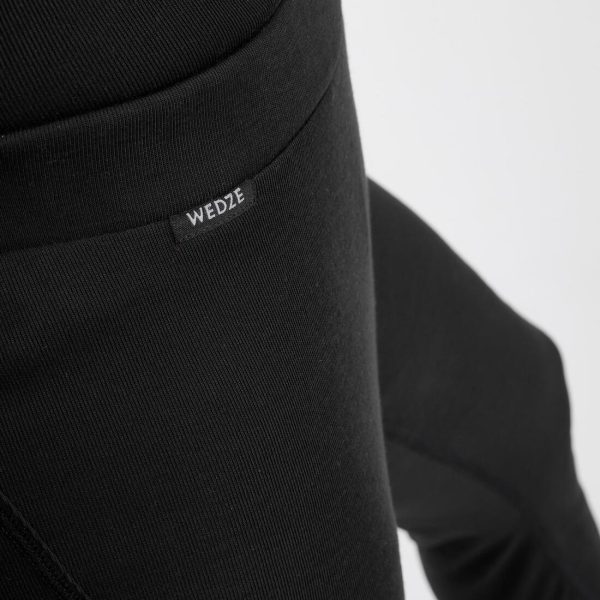 100 Men s Base Layer Ski Bottoms - Black For Cheap