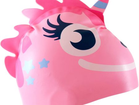 Kid s Swim Cap Silicone Form - Dragon Unicorn Hot on Sale