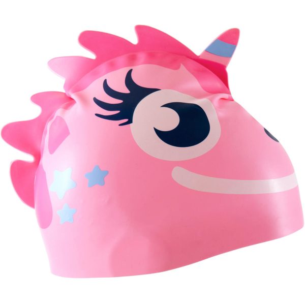 Kid s Swim Cap Silicone Form - Dragon Unicorn Hot on Sale