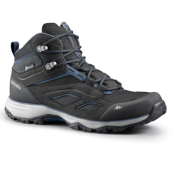 Quechua MH100 Men s Mountain Walking Shoes - Mid - Waterproof Online Hot Sale