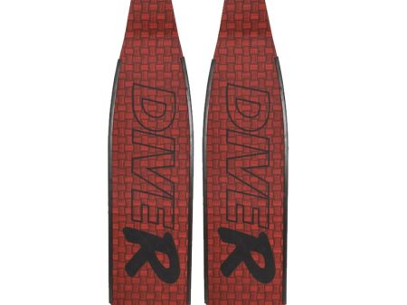 DiveR Innegra Carbon Red Blades Online