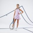 Girls  Tennis Dress Straight-cut - TDR 500 Navy mauve on Sale