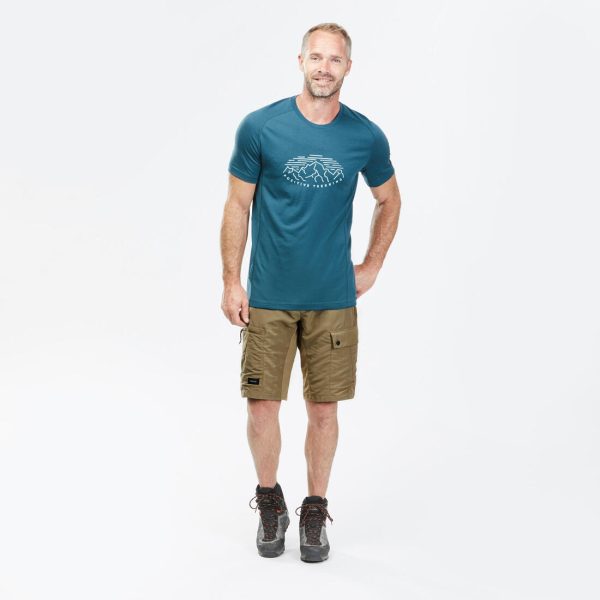 Men s Mountain Trekking Shorts Durable - MT500 Online Hot Sale