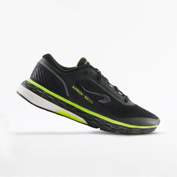 Men s Running Shoes - KS 500 Black yellow on Sale