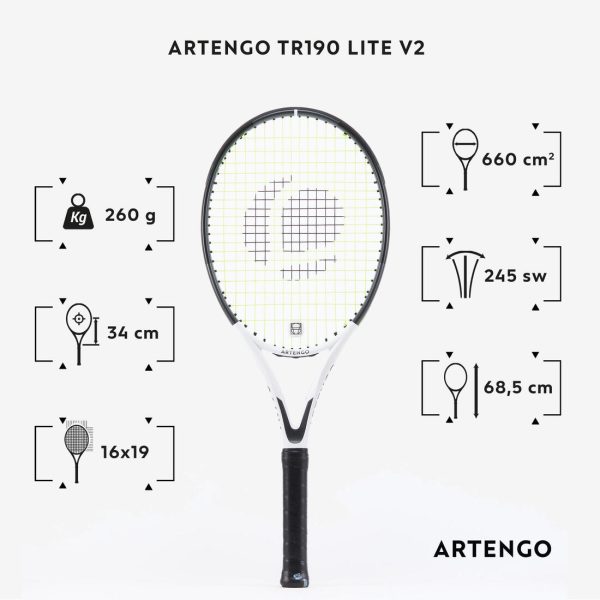 TR190 Lite V2 Adult Tennis Racquet For Discount