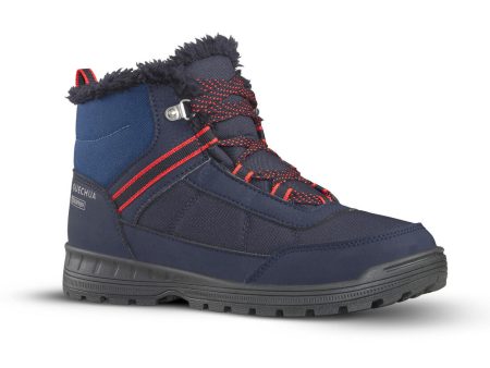 Quechua SH100 Kid s Warm Hiking Boots - Mid - Rip Tab - Waterproof Discount