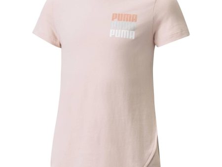 Puma Girl s Alpha Style T-shirt Hot on Sale