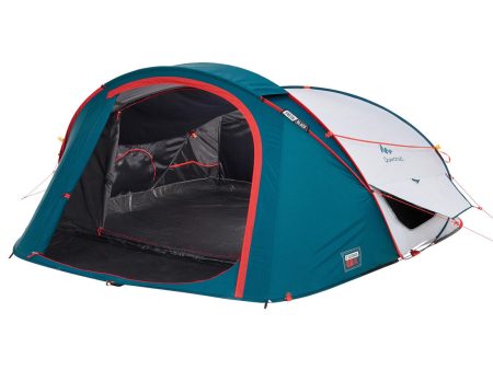 Camping Tent XL 3 Person - 2 Seconds Fresh & Black For Cheap