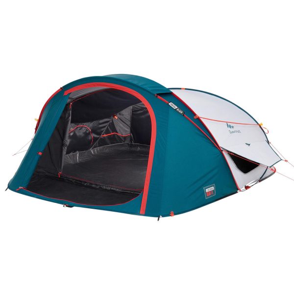 Camping Tent XL 3 Person - 2 Seconds Fresh & Black For Cheap