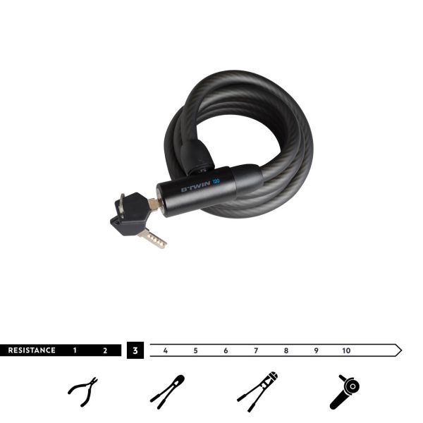 120 Cable Bike Lock With Key Cheap