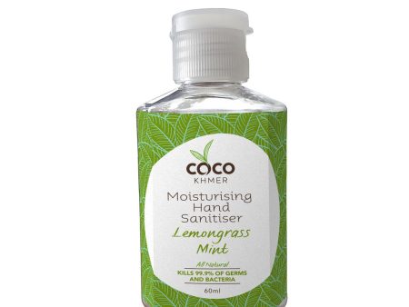 Coco Khmer Natural Hand Sanitiser Lemongrass 60ml Online Sale