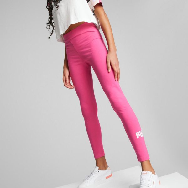 Puma ESS Logo Girl s Leggings G - Pink Online Sale