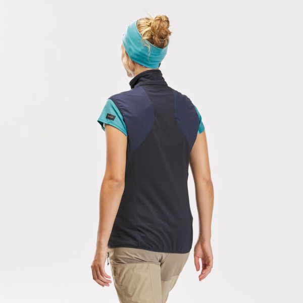 Women s Mountain Trekking Gilet Windproof - MT500 Discount