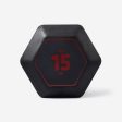 Hexagonal Cross Training Hex Dumbbell 15 kg - Black Online