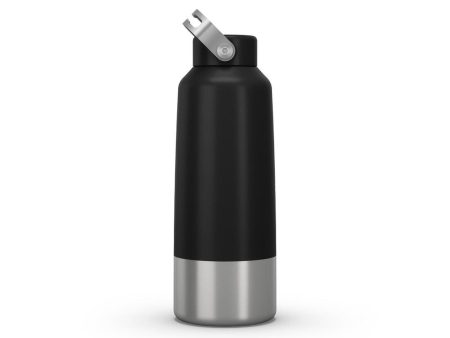 Hiking Stainless Steel Water Bottle with Screw Top 1L - MH100 For Sale