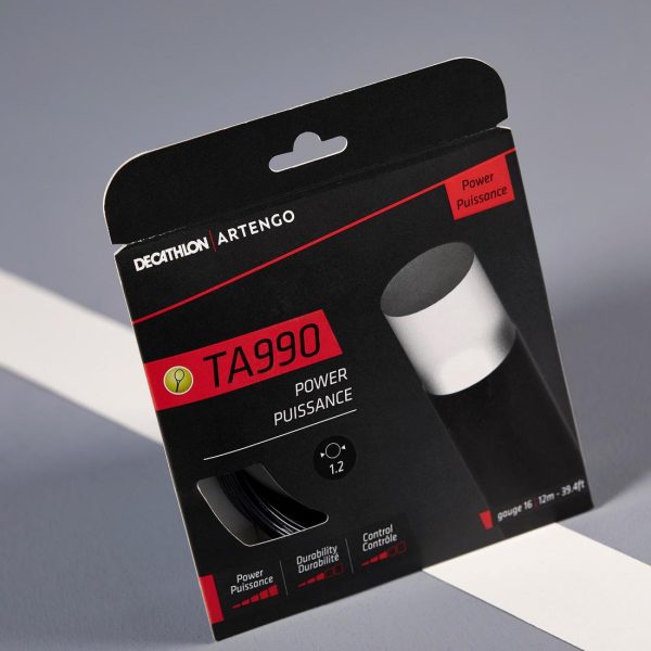 Monofilament Tennis Strings Gauge 1.20 mm - TA 990 Power Black Online