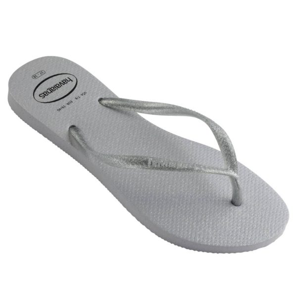 Havaianas Women s Flip Flops Slim Gloss - Ice Grey Online Hot Sale