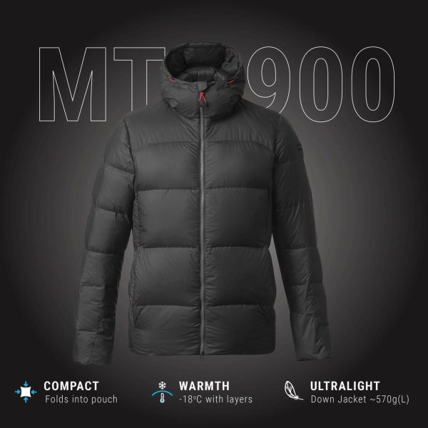 Men’s Mountain Trekking Down Jacket 18°C - MT900 Supply