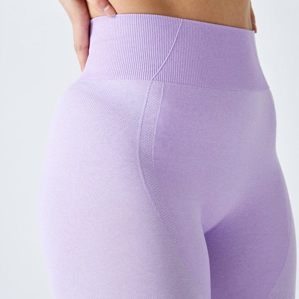 High-Waisted Body-Sculpting Fitness Leggings - Seamless Online Sale