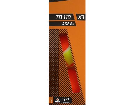 TB110 Tennis Balls x 3 - Orange Cheap