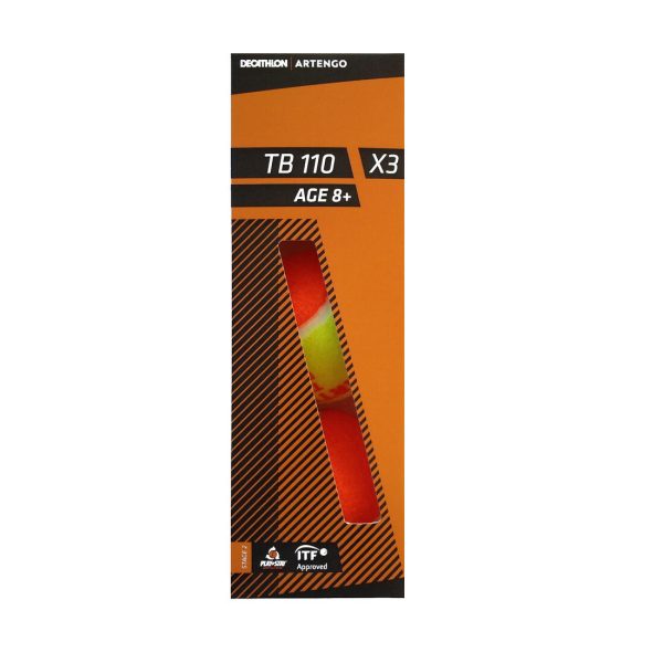 TB110 Tennis Balls x 3 - Orange Cheap