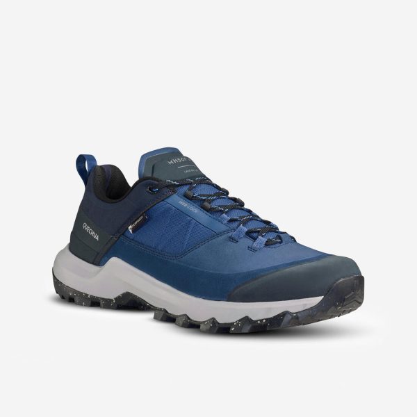 Men s Hiking Shoes Low Waterproof - MH500 Blue Online Sale