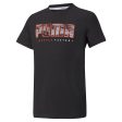 Puma Active Sport Graphic Boy s T-shirt - Black Online Sale