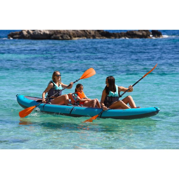 Inflatable Touring Kayak High-Pressure 3 person - X100+ For Discount