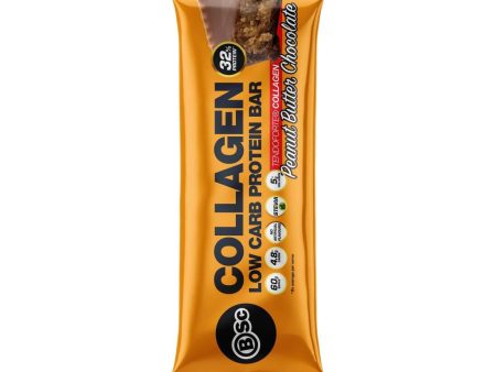 Body Science 60g Collagen Protein Bar Peanut Butter Chocolate Supply