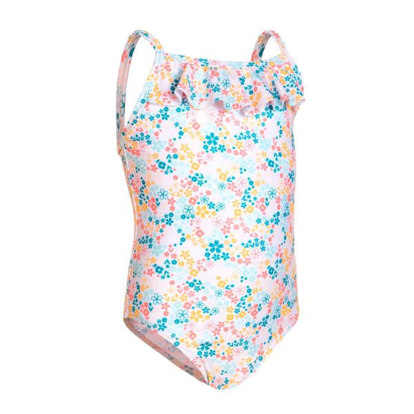 Baby Girl s Swimsuit One-piece w  Ruffles - Print Cheap