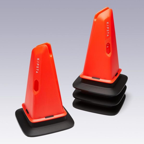 Kipsta Modular Soccer Training Cones - 30cm - 4-pack For Cheap