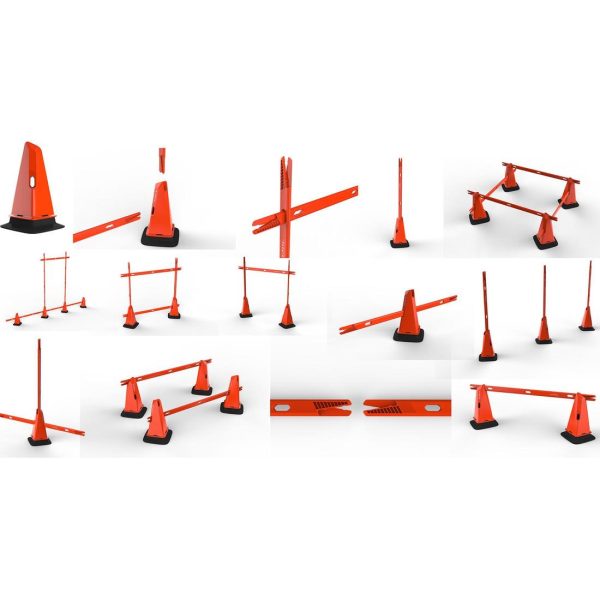 Kipsta Modular Soccer Training Cones - 30cm - 4-pack For Cheap