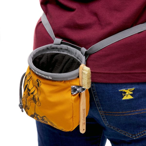 Climbing Chalk Bag Vertika Size L - Ochre Online now