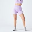 High-Waisted Fitness Cycling Shorts - Seamless Discount