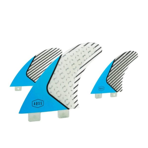 AQSS BLUE HONEYCOMB (5 FIN) Hot on Sale