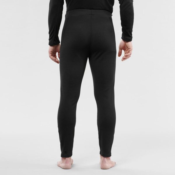 100 Men s Base Layer Ski Bottoms - Black For Cheap