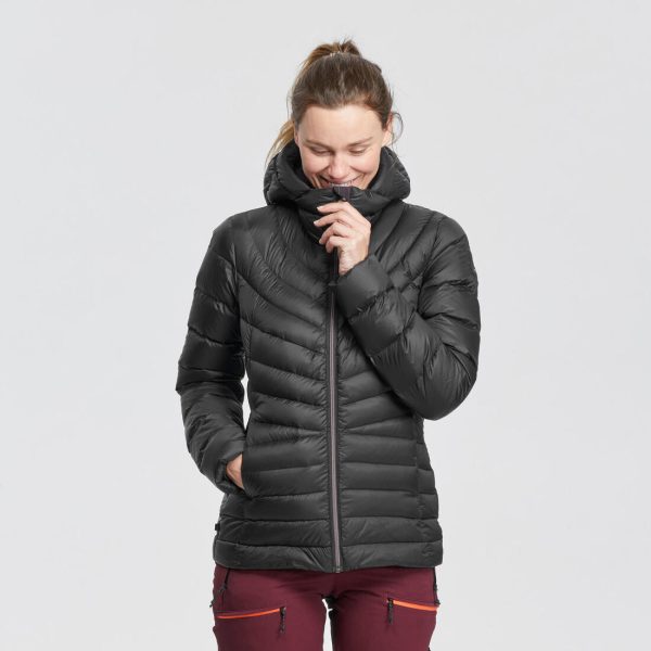 Women’s Mountain Trekking Down Jacket w  Hood -10°C - MT500 on Sale